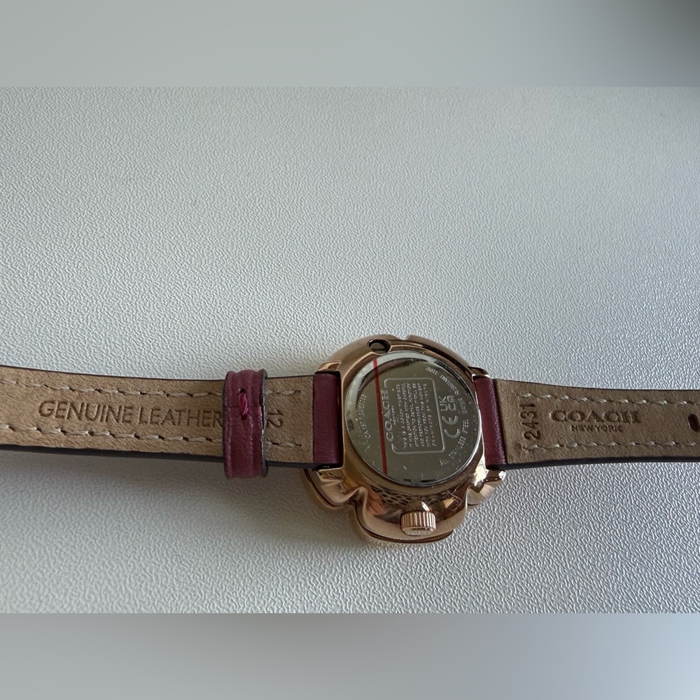Coach Women's Tea Rose Quartz Pink Dial Watch - RARE! - Picture 5 of 9